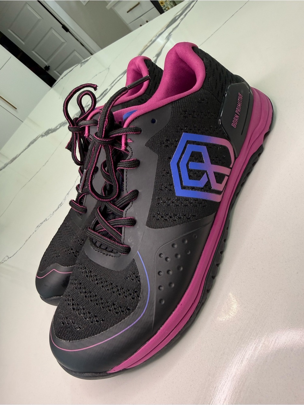 Born Primitive Savage 1 Women's Training Shoes Black Pink Blue Size 11 CrossFit